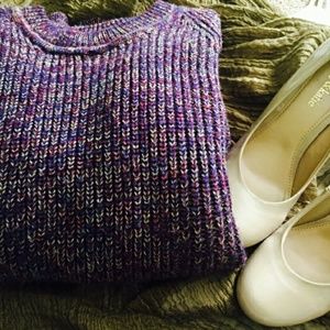 Purple Oversized Vintage Sweater